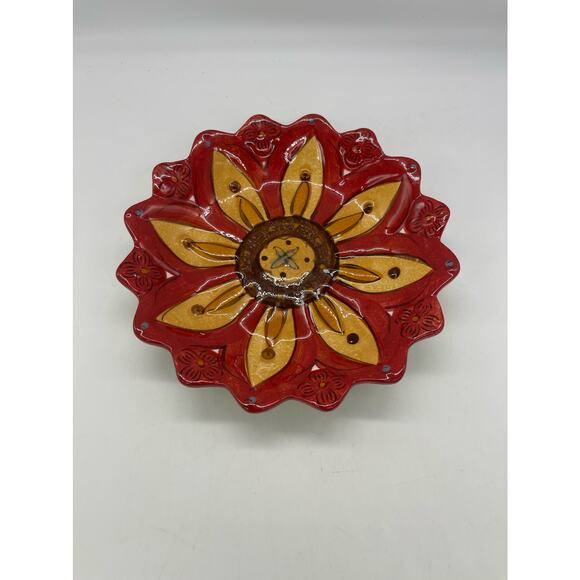 Pier 1 Imports Carynthum Earthenware Salad Plate 8" - Picture 1 of 3